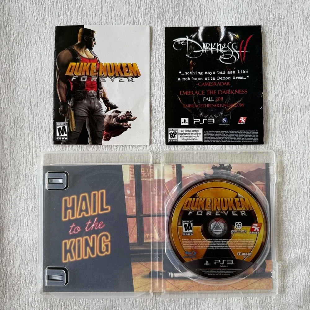 Duke Nukem Forever PS3 PlayStation 3 CIB w/ Manual Untested